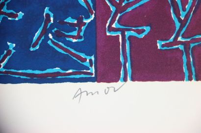 AMOR
Lithographie originale signée
Dimensions...