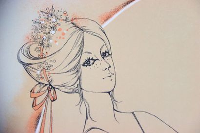 Jeanin KOSTIA BLANCHETEAU (1932- 2013).
Lithographie...