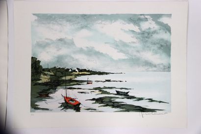 Jean-Pierre LAURENT (1920-?).
Deux lithographies...