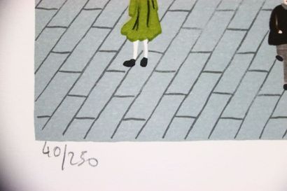 Éliane Thiollier (1926-1989),
Lithographie...