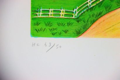 Annette CODAGNONE (1940-).
Composition.
Lithographie...