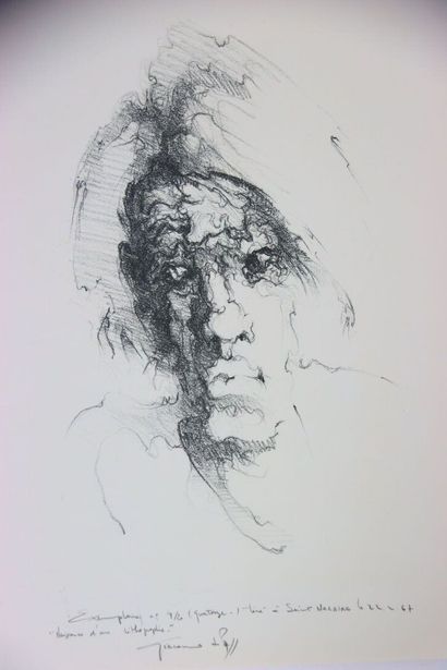 Giacomo DE PASS (1938-).
Lithographie originale...