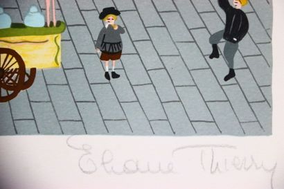 Éliane Thiollier (1926-1989),
Lithographie...