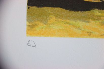 Jean-Pierre STHOLL (1951).
Lithographie originale...