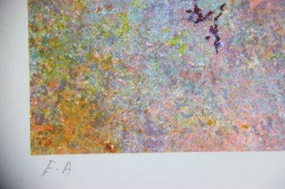 École du XXe siècle.
Sans titre. 1958.
Lithographie...