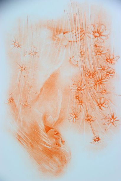 Juliette HONNART (XXe).
Deux lithographies...