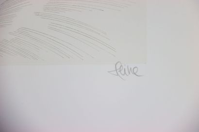 Jean HEINE (XXe).
Nu féminin.
Gravure originale...