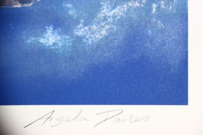 Angela DAVIES (XXe).
Lithographie originale...