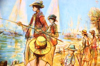 Jacques LALANDE (1921-2003).
Lithographie...