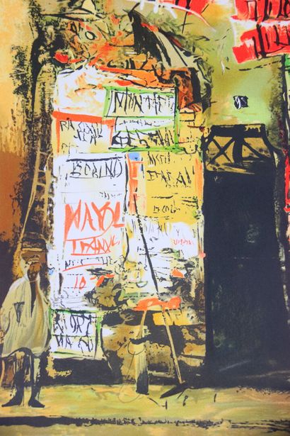 Jean-Pierre STHOLL (1951).
Lithographie originale...