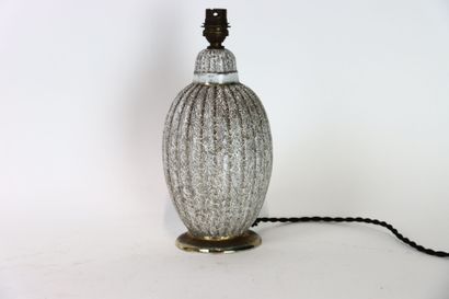 Lampe en céramique vernissée.
Circa 1960
H_27...