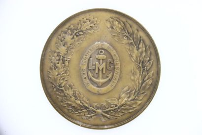 Ligue maritime et coloniale française.
Médaille...