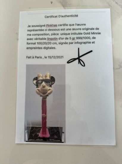 PINKHAS (Né en 1975)

Gold Minnie
Pièce unique...