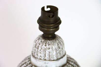 Lampe en céramique vernissée.
Circa 1960
H_27...