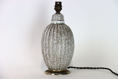Lampe en céramique vernissée.
Circa 1960
H_27...