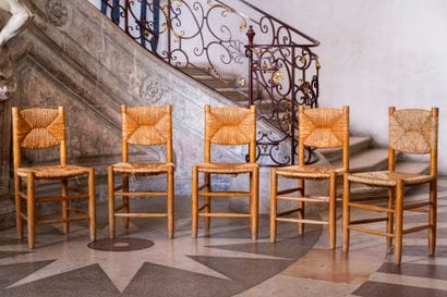 CHARLOTTE PERRIAND (1903-1999)
Suite of five...