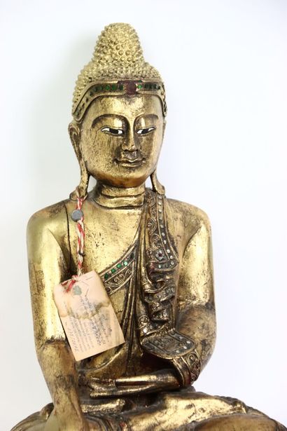 ASIE XXe. 
Siddhārtha Gautama.
Bouddha doré.
H_56...