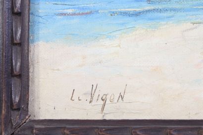 Louis Jacques VIGON (1897-1985).

Vue d'Erbalunga...