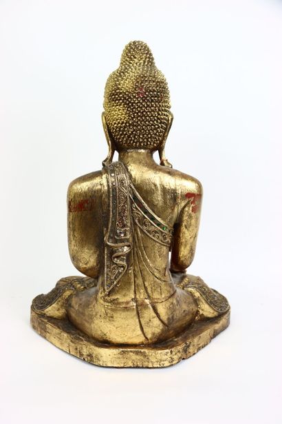 ASIE XXe. 
Siddhārtha Gautama.
Bouddha doré.
H_56...