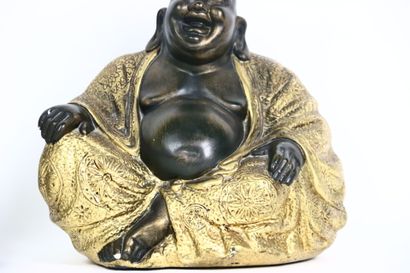 CHINE (XXe)
Sculpture figurant un bouddha...