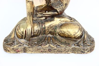 ASIE XXe. 
Siddhārtha Gautama.
Bouddha doré.
H_56...
