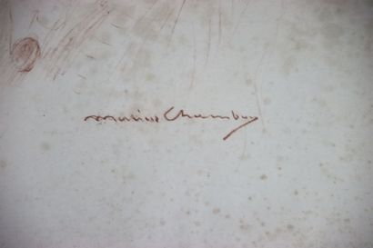 Marius Charles CHAMBON (1876-1962)
Sanguine...