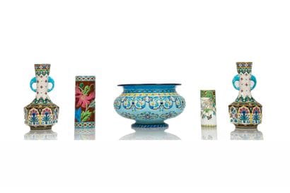 Manufacture of LONGWY.
Set of 19th-20th century...