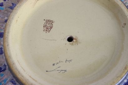 Manufacture of LONGWY.
Set of earthenware...
