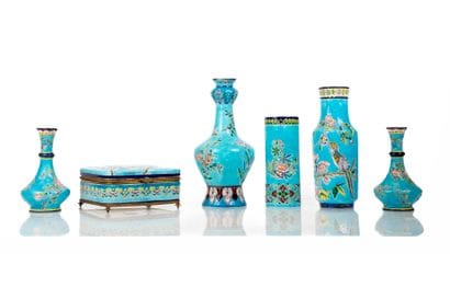 Manufacture of LONGWY.
Set of 19th-century...