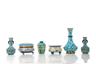 Manufacture of LONGWY.
Set of 19th-century...