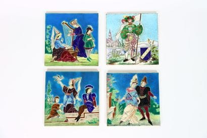 Manufacture of LONGWY.
Set of 19th-century...