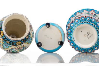 Manufacture of LONGWY.
Set of 19th-century...