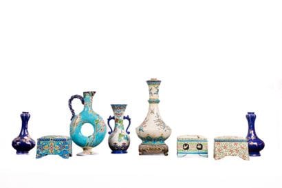 Manufacture of LONGWY.
Set of 19th-century...