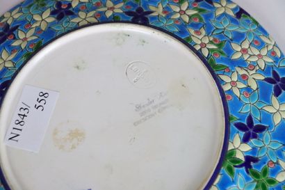 Manufacture of LONGWY.
Set of earthenware...