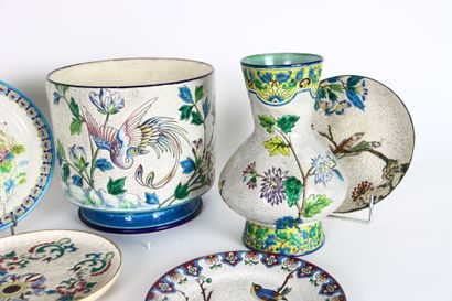 Manufacture of LONGWY.
Set of 19th century...