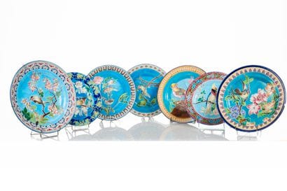 Manufacture of LONGWY.
Set of 19th-century...