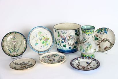 Manufacture of LONGWY.
Set of 19th century...