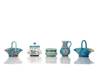 Manufacture of LONGWY.
Set of 19th-century...