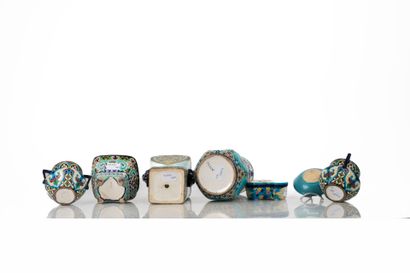 Manufacture of LONGWY.
Set of 19th-century...