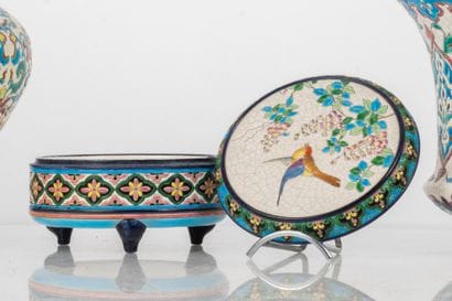 Manufacture of LONGWY.
Set of 19th-century...