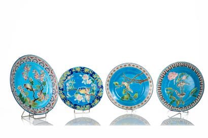 Manufacture of LONGWY.
Set of 19th-century...