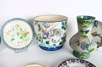 Manufacture of LONGWY.
Set of 19th century...