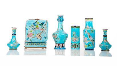 Manufacture of LONGWY.
Set of 19th-century...