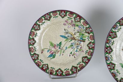 Manufacture of LONGWY.
Set of 19th-century...