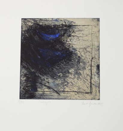 Maud GREDER (1946-).
Échappée., 1995.
Gravure...