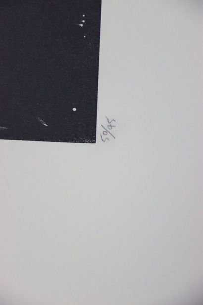 Jean Marcel BERTRAND (XXè).
... de l'écume.
Lithographie...