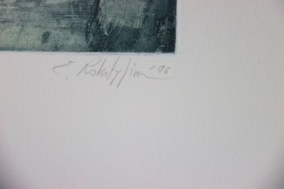 École française du XXè.
Outre génie.
Gravure...