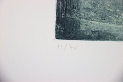 École française du XXè.
Outre génie.
Gravure...