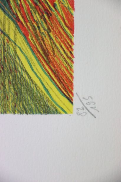 École française du XXè.
La danseuse.
Lithographie...