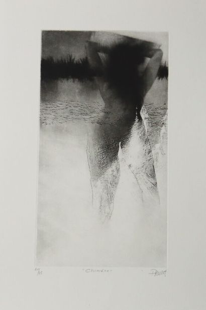 Sylvanie PRUNOT (1961-)
Chimère.
Gravure...